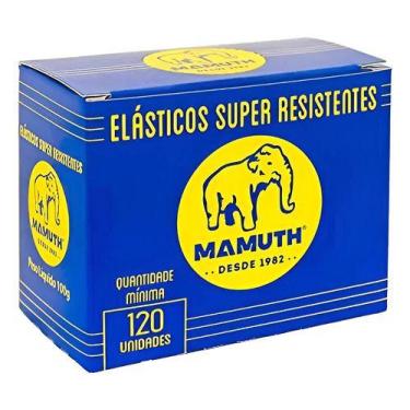 Imagem de Caixinha De Elástico Mamuth 18 Fino Amarelo 120 Unidades