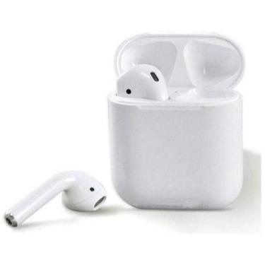 Imagem de Fone De Ouvido I12 Sem Fio Bluetooth - Branco - Diversos
