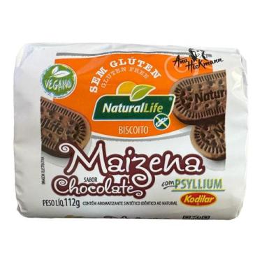 Imagem de Biscoito De Maizena Chocolate Vegano Sem Gluten Kodilar 112G - Natural