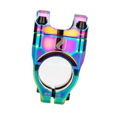 Imagem de UGPLM Suporte de bicicleta de estrada, suporte de garfo dianteiro para reparo, diâmetro do guidão 1,25" de substituição para bicicletas BMX Downhill, Colorida