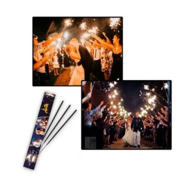 Imagem de KIT C 24 UNI VELAS SPARKLES ESTRELA FAÍSCA 60 cm - Artigos de festas -