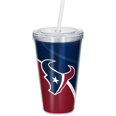 Imagem de Copo Com Canudo Luxo Nfl Houston Texans