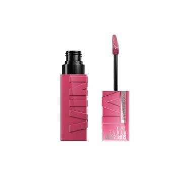 Imagem de Maybelline NY SuperStay Vinyl Ink Batom Líquido Acabamento Vinil Espelhado e Efeito Gloss, Longa Duração de 16h, Não Borra e Não Transfere, Fórmula Vegana Cor Coy 4,2ml