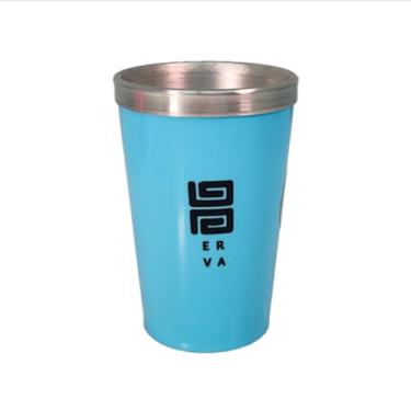 Imagem de Copo Térmico Caldereta 350ml Azul Bebê Black Erva