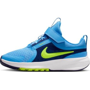 Imagem de Nike Tênis infantil unissex Star Runner 5 GS, University Blue/Volt-blue Void-football, 3 Little Kid