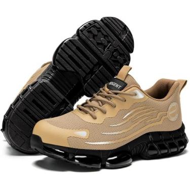 Imagem de Steel Toe Shoes Tênis de trabalho de segurança indestrutíveis Hogent