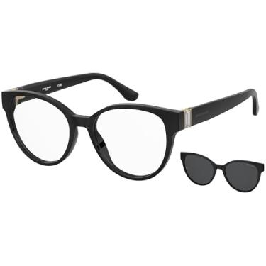 Imagem de Armação de Óculos Clip On Pierre Cardin P.C. 8538/C 807 - Preto 53