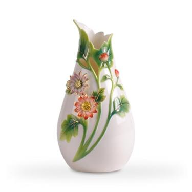 Imagem de Vasos para decoração vaso de cerâmica, flores secas, arranjo de flores, ornamentos de porcelana, vasos de bancada coloridos para centros de mesa