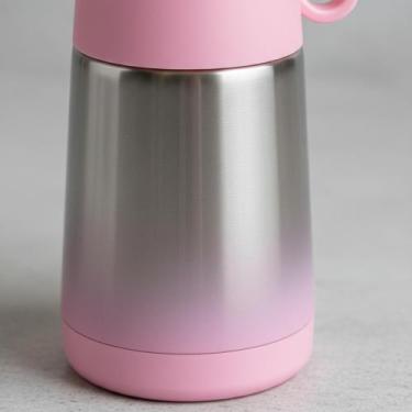 Imagem de Garrafa Isotermica 210ml Rosa Inox C/ Copo Infantil Escolar - onyx