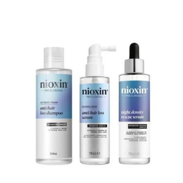Imagem de Nioxin Anti Hair Loss Shampoo 240ml + Sérum Anti-Hairloss 70ml + Sérum