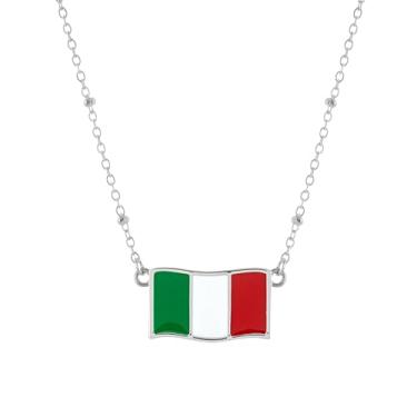 Imagem de Bolenvi Your Country Flag Travel Nation Pride Colares femininos com pingente esmaltado, gargantilha ajustável de 40 a 50 cm para corrente longa, presentes para ela, Adjustable, Aço inoxidável, Sem