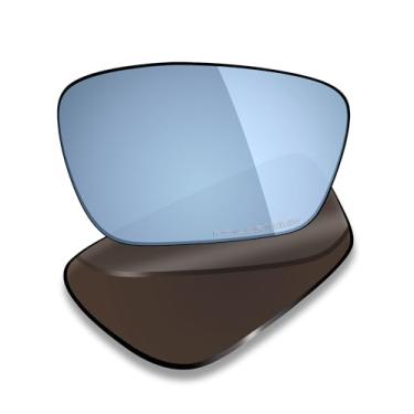 Imagem de Mryok Lentes de reposição ultra polarizadas para óculos Oakley Crosslink Sweep OX8031 de 55 mm, HD Polarized, proteção UV, resistente a impactos e ajuste perfeito - azul profundo