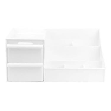 Imagem de Porta Canetas Organizador de Mesa Multiuso com Gavetas para Escritório