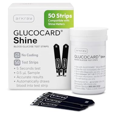 Imagem de Arkray USA, Inc Cj542050Bx - Tira de Teste de Glicose No Sangue Glucocard Shine (50 Unidades)
