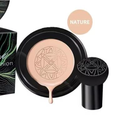 Imagem de Base de cabeça de cogumelo creme, Base Hidratante BB Cream CC Cream maquiagem corretivo fosco de longa duração (02, 1UN)