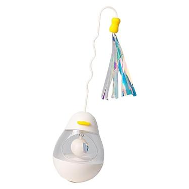 Imagem de Generic Teaser de Gato, Brinquedo de Gato Em Formato de Pato de Desenho Animado Fofo e Engraçado, Seguro para Pet Shop (Branco)