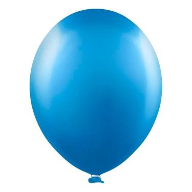 Imagem de Balão Bexiga Metalizado 16 Polegadas - Gigante - 10 Unida Az