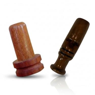 Imagem de Apito Inhambu Açu 03 + Apito Marrequinha Caneleira Pio Modelo 38 Profissional