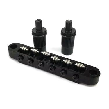 Imagem de MXP, Ponte fixa guitarra Preta ROLLER Tune-o-matic RTM25BK