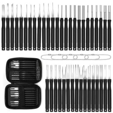 Imagem de Anglecai Kit de ferramentas de remoção de terminal de 41+5 peças, kit de ejetor de terminal para kit de ferramentas de remoção de pinos elétricos para kit de ferramentas de remoção de pinos de