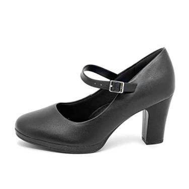 Imagem de Sapato Fem Piccadilly Boneca Preto 130211-4 Tamanho:37;Cor:Preto