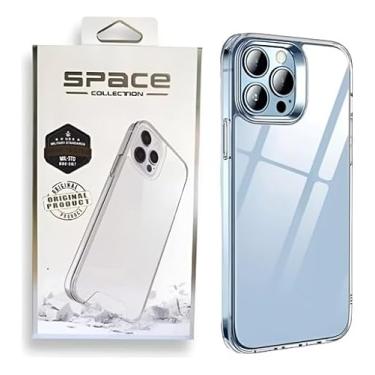 Imagem de Capa Case iPhone 14 Pro Max, Silicone Transparente, Antichoque, Proteção Total (iPhone 14 Pro)