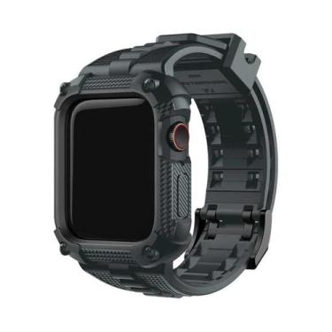 Imagem de Pulseira De Silicone Para Apple Watch 40/41/44/45/49mm, Capa Protetora