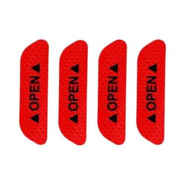 Imagem de Adesivos Refletivos Para Portas De Carro Fita De Advertência De Segura