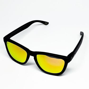 Imagem de Óculos de Sol Corrida e Casual EVOXY Carbon Masculino Feminino Preto - Lentes Amarelas-Unissex