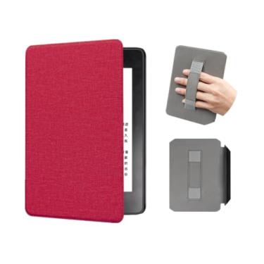 Imagem de Akacy Capa com padrão de tecido com alça para o novo Kindle paperwhite de 6 polegadas (10ª geração - edição de 2018), capa protetora leve para Kindle edição 2018 10ª geração e-reader (4)