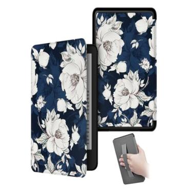 Imagem de Akacy Novo padrão pintado com alça capa para Kindle paperwhite 15.2 cm 10th Case, leve e segura para água, capa protetora dobrável geração 2018 versão (22)