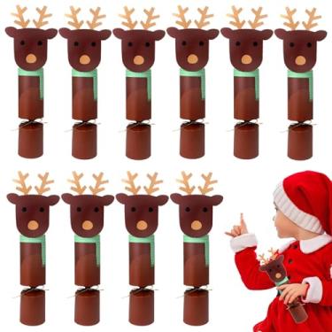 Imagem de Pequenas caixas de doces de Natal, caixa de lanche de Natal | 10X caixa criativa de embrulho de doces de Natal,Ornamento sazonal dobrável à mão, caixa de envoltório de chocolate e biscoitos para sala