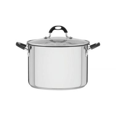 Imagem de Espagueteira Tramontina Solar Silicone em Aço inox com Fundo Triplo co