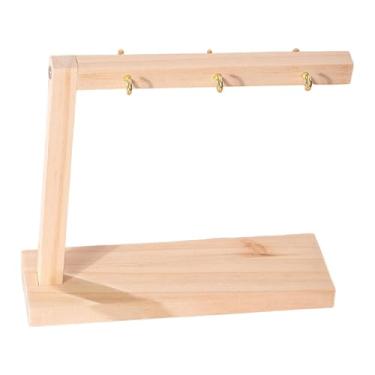 Imagem de KiBcsLic Suporte de mesa para amostras de esmalte, organizador e expositor para loja, ideal para prática de unhas artísticas e esmaltes, L 20x6x17.5cm