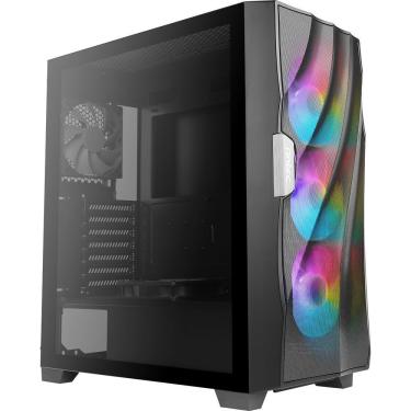 Imagem de Gabinete Gamer Antec Df700 Flux Lateral De Vidro Temperado Micro Atx-mini Itx-atx 3 Fans Argb