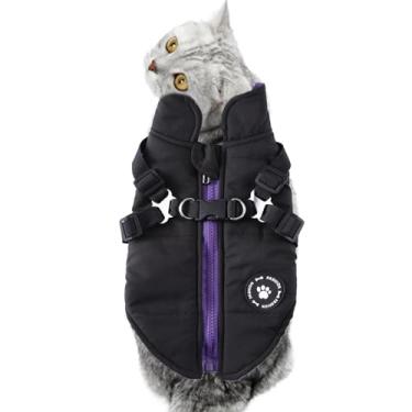 Imagem de Jaqueta quente para animais de estimação – Casaco de lã para cães de inverno casaco impermeável, colete pequeno quente para animais de estimação para filhotes de cachorro inverno frio