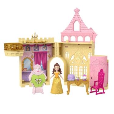 Imagem de Disney Princesa Conjunto de Brinquedo Castelo Bela Empilhável para crianças a partir de 3 anos