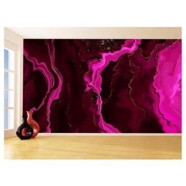 Imagem de Papel De Parede 3D Estilo Marmore Tintas Cores 3,5M Mbr115 - Você Deco