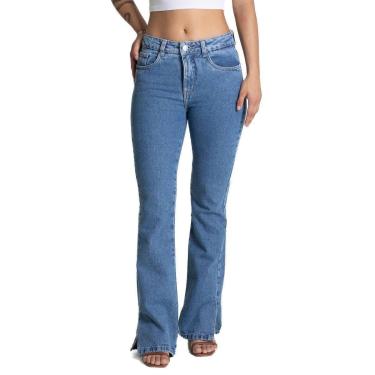 Imagem de Calça Jeans Sawary Boot Cut - 281278 - Azul médio 46-Feminino