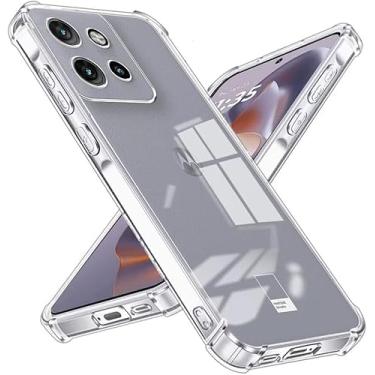 Imagem de Capa Capinha Anti Impacto Transparente Para Moto Edge 60 Neo Tela de 6.36 Polegadas - (Hard Glass Store)