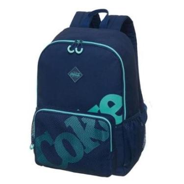Imagem de Mochila Coca Cola Mesh Azul-Unissex