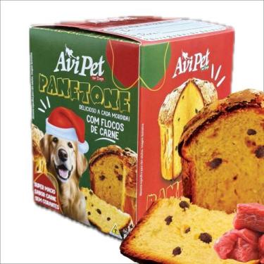 Imagem de Petisco Panetone Gourmet para Cães Especial de Natal Avipet 80g