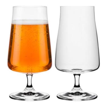 Imagem de Jogo 2 Taça de Cerveja Chopp Bohemia Cristal Ecológico Titanium Alex 3