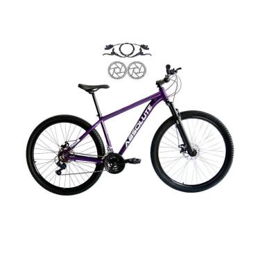 Imagem de Bicicleta Aro 29 Absolute Nero 5 Alumínio 21v Freio Hidráulico Garfo Suspensão Mountain Bike Roxo Tam: 15