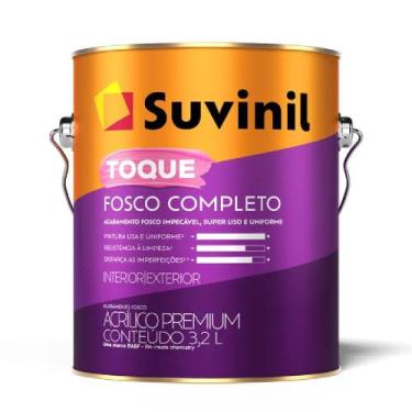 Imagem de Tinta Acrílica 3,2 Litros Toque Fosco Completo Base A2 - 50841594 - SU