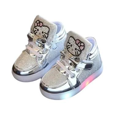 Imagem de Tênis Esportivos LED Para Crianças Com Luzes Luminosas Para Meninos E 