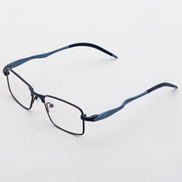 Imagem de Armação Óculos de Grau Masculino Alumínio Retangular Luigi- Óculos Sunrise-Masculino