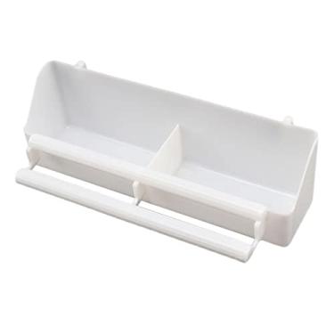 Imagem de Fenteer Alimentador de água para pássaros de estimação com moldura em pé, dispositivo de alimentação de plástico para papagaios, calopsitas, pombos, codornes, alimentador