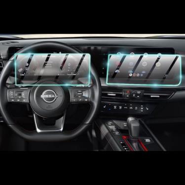 Imagem de IPG ProActive Feito para Nissan 2025-26 Kicks SV/SR Navegação de 12,3 polegadas + Tela de painel de 12,3 polegadas Película de rigidez 9H Película Nano Cerâmica Ultra Responsiva para Nis.Kicks
