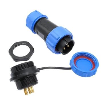 Imagem de 1 peça SP2110 SP2112 conector à prova d'água SP21 porca traseira 2pin 3pin 4pin 5pin 7pin 9pin 12 pinos conectores e soquete (12P)